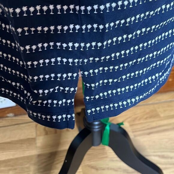 Tommy Bahama Women's Shift Dress Cotton Scalloped Print Multicolor Size Large - Picture 4 of 13